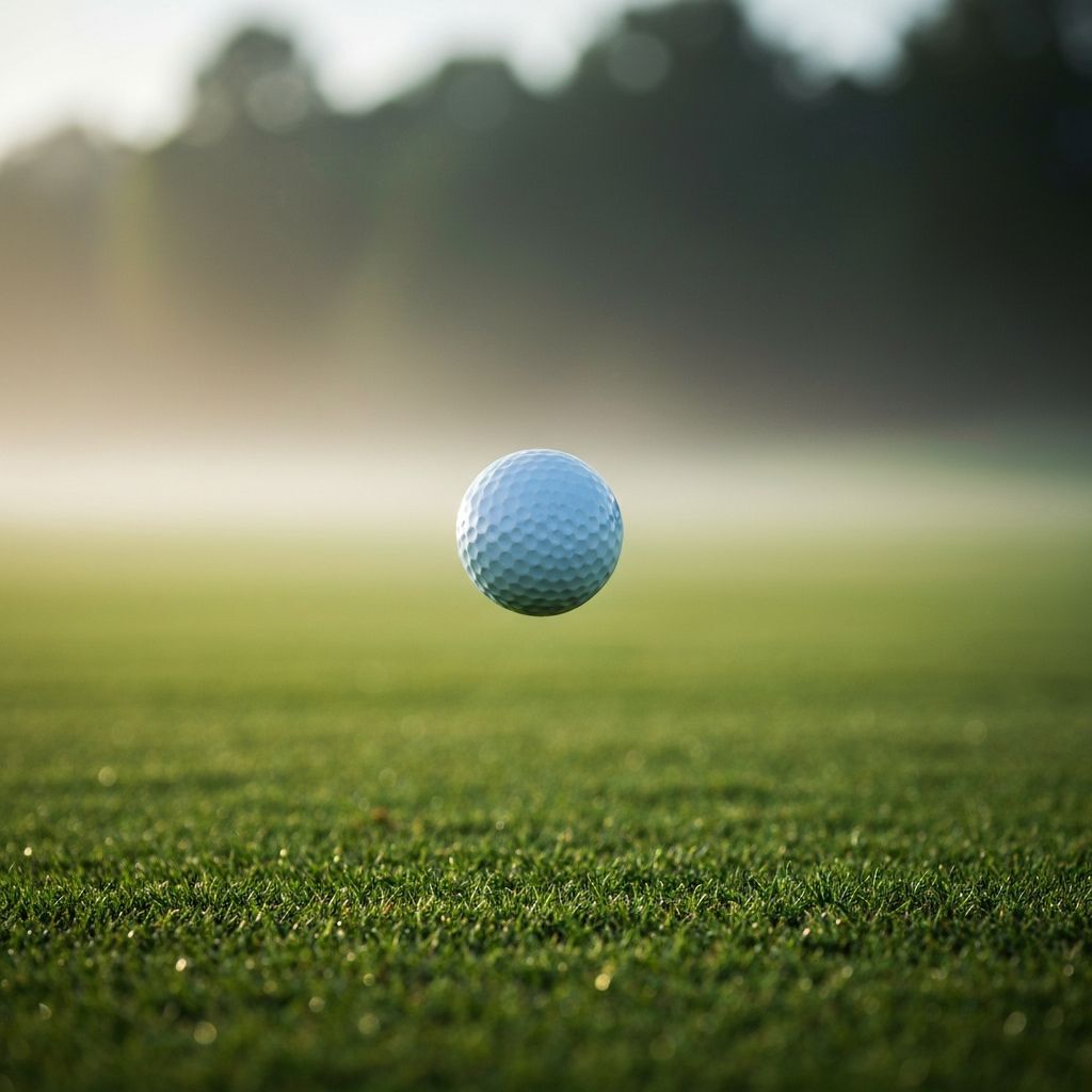 Golf ball in flight